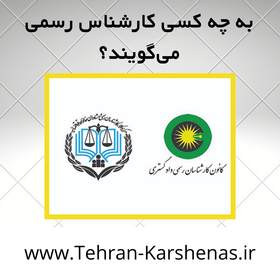 به چه کسی کارشناس رسمی می‌گویند؟