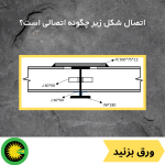 اتصال شکل زیر چگونه اتصالی است؟