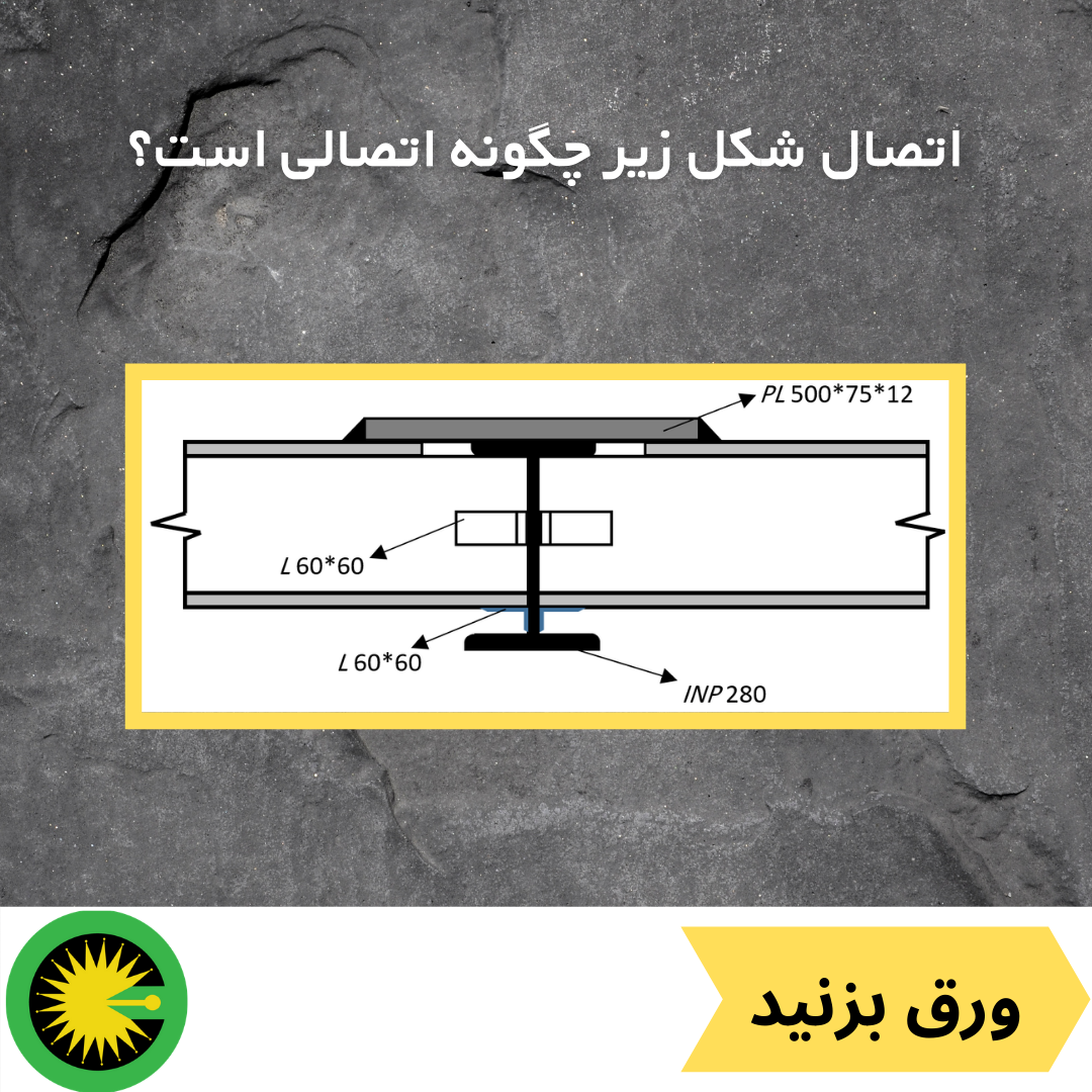 اتصال شکل زیر چگونه اتصالی است؟