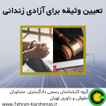 تعیین وثیقه برای آزادی زندانی