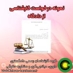نمونه درخواست کارشناسی از دادگاه